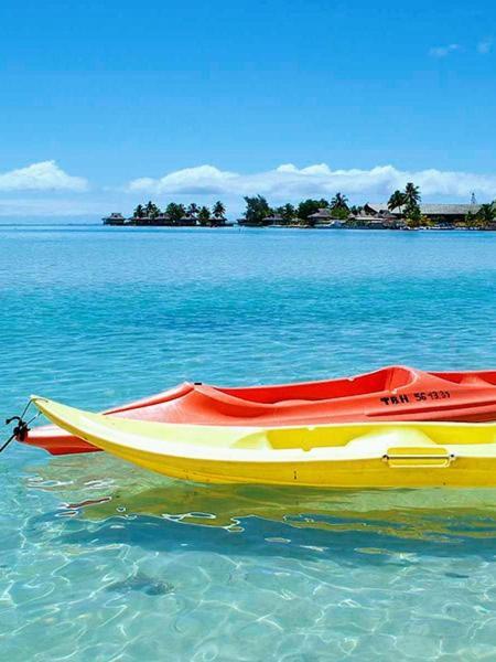 Duplex En Bord De Mer Fare Tahitea Pension Taputapuapea Esterno foto