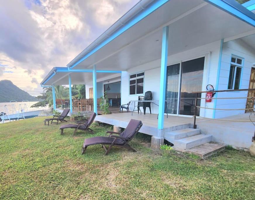 Duplex En Bord De Mer Fare Tahitea Pension Taputapuapea Esterno foto